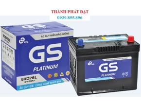 ẮC QUY GS 80D26L-MF 70AH