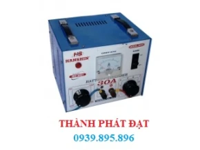 MÁY SẠC ẮC QUY HANSHIN 30A (LÕI DÂY NHÔM)