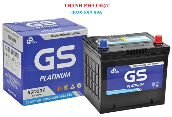 ẮC QUY GS 55D23R-MF 60AH