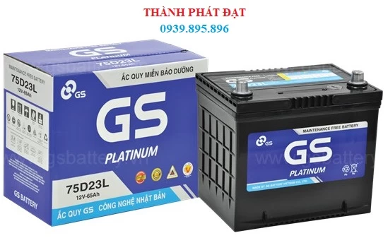 ẮC QUY GS 75D23L-MF 65AH
