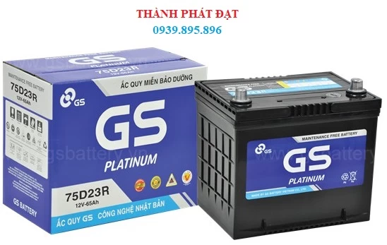 ẮC QUY GS 75D23R-MF 65AH