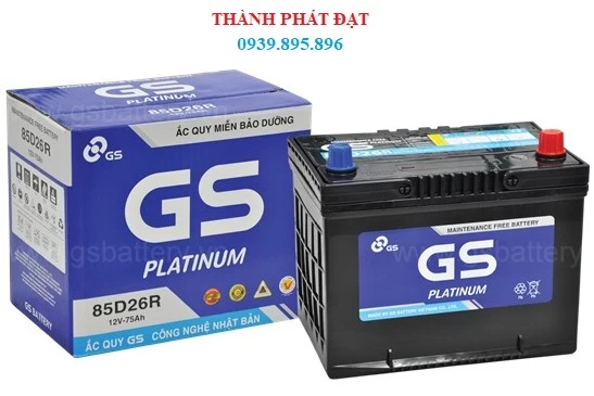 ẮC QUY GS 85D26R-MF 75AH