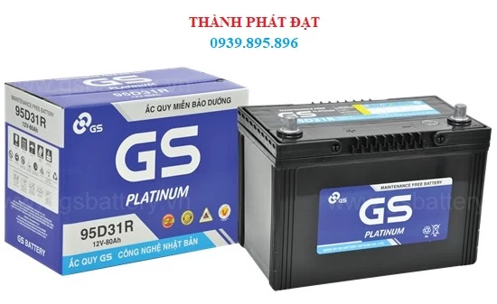 ẮC QUY GS 95D31R-MF 80AH