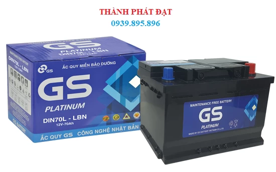 ẮC QUY GS DIN70L-LB-MF 70AH
