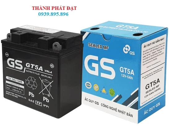 Ắc quy GS GT5A 12V 5AH