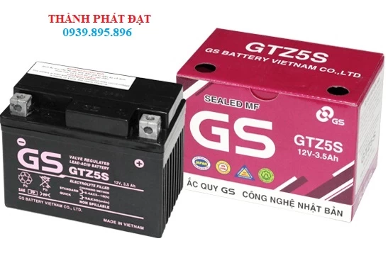 Ắc quy GS GTZ5S 12V 3.5AH