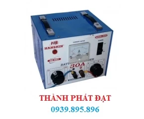 MÁY SẠC ẮC QUY HANSHIN 30A (LÕI DÂY ĐỒNG)