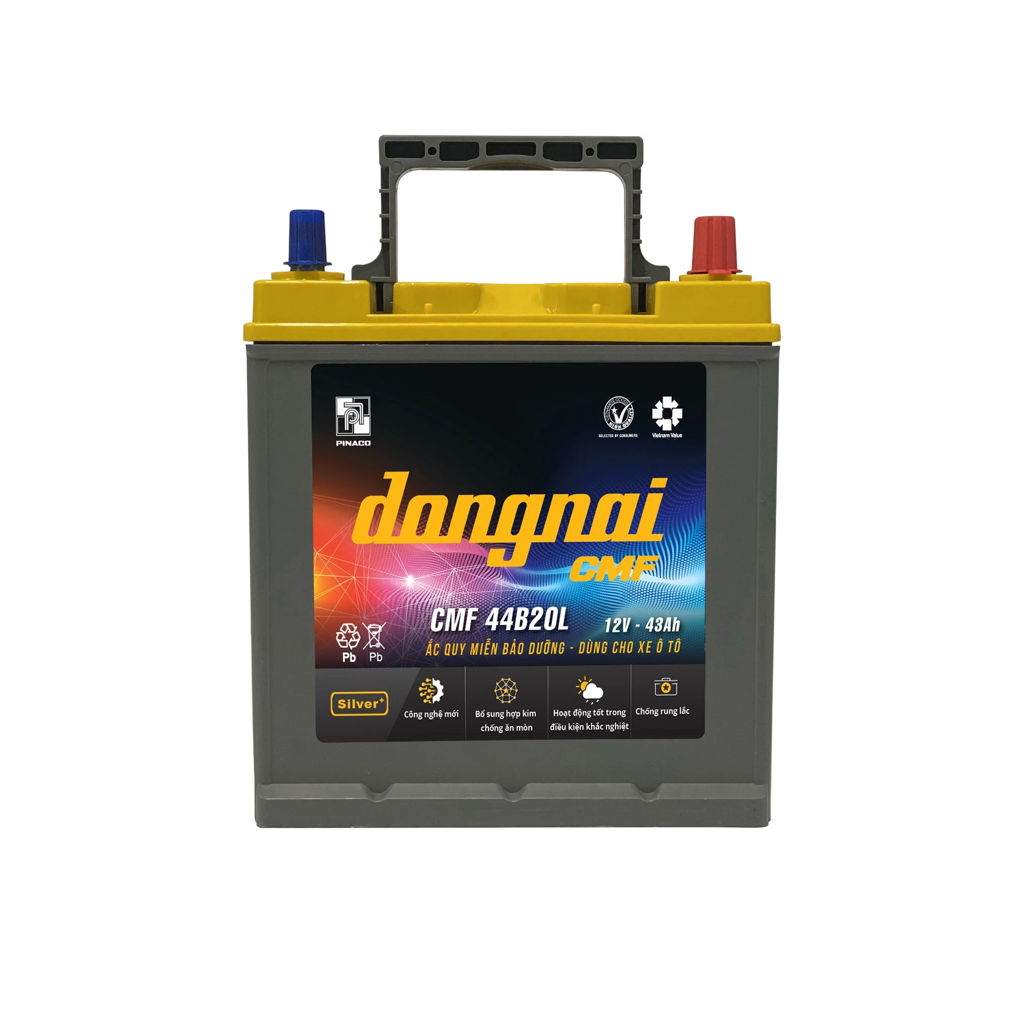 ẮC QUY ĐỒNG NAI CMF 44B20L 43AH