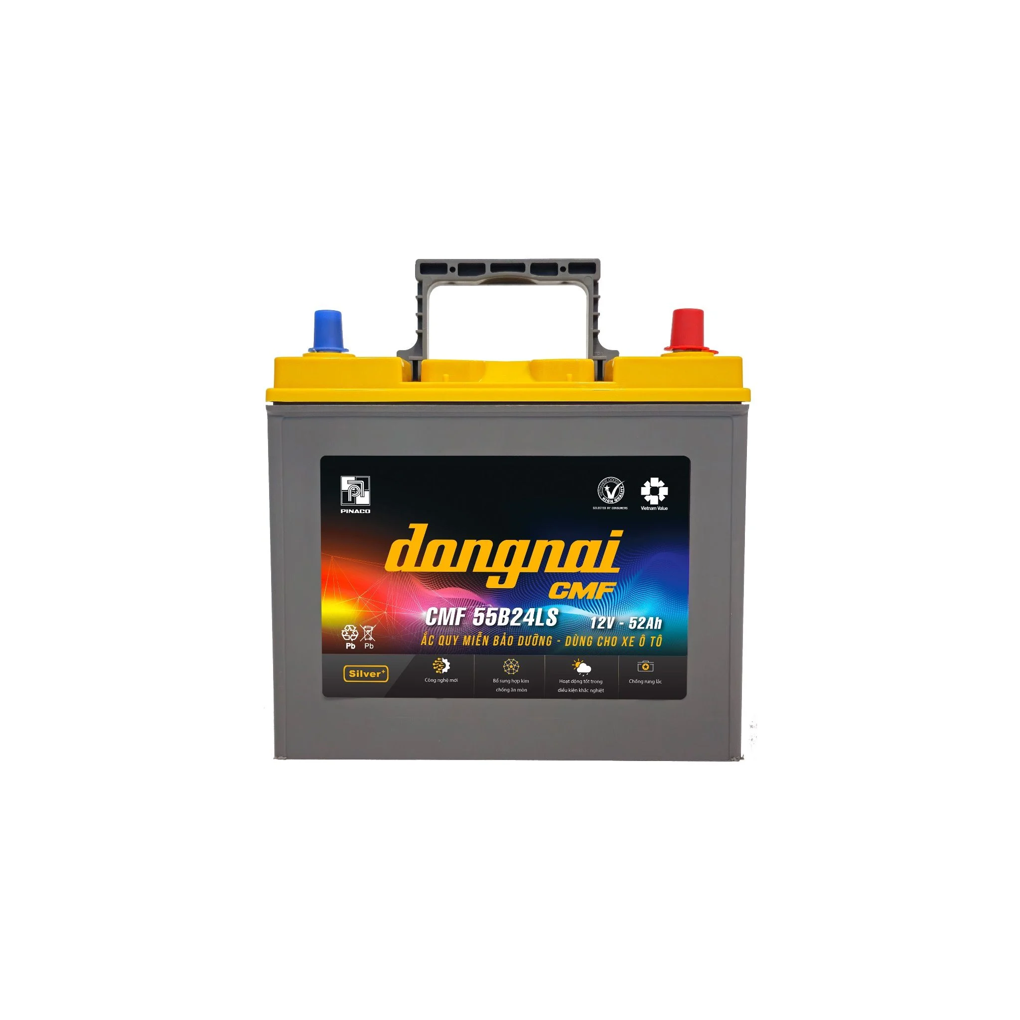 ẮC QUY ĐỒNG NAI CMF 55B24LS 52AH